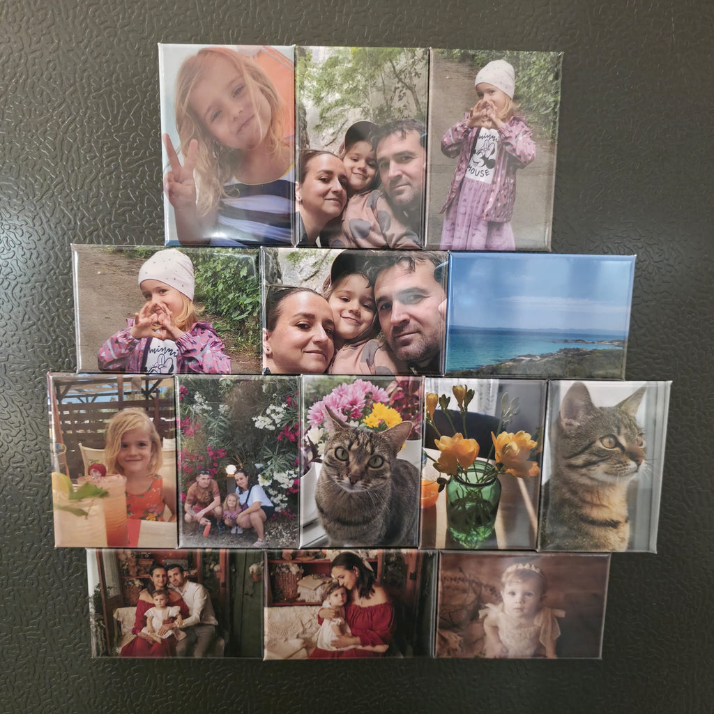 Magneti personalizati dreptunghiulari (set 8 bucati)