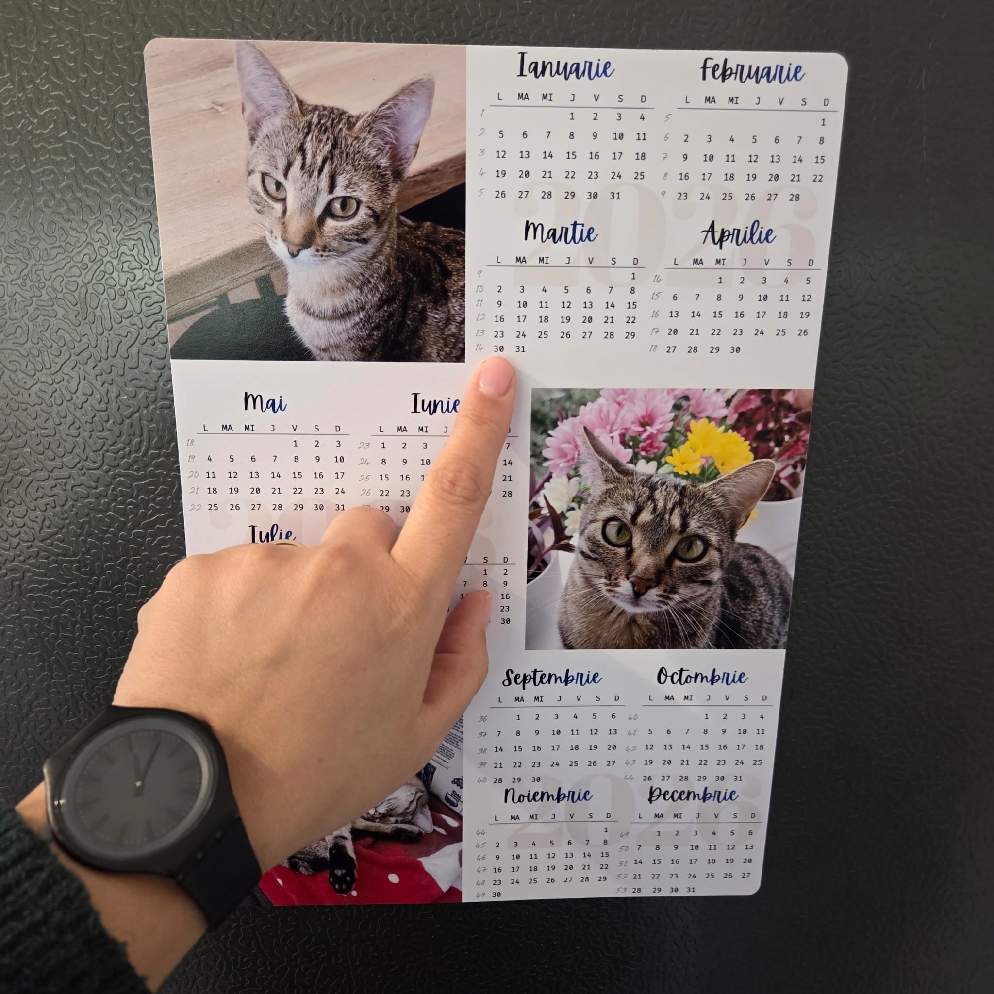 Calendar Magnetic Personalizat A4