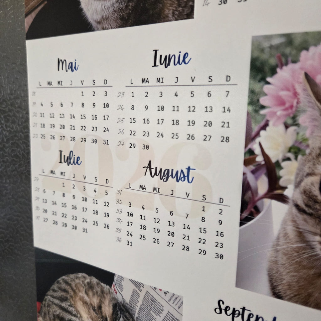 Calendar Magnetic Personalizat A4