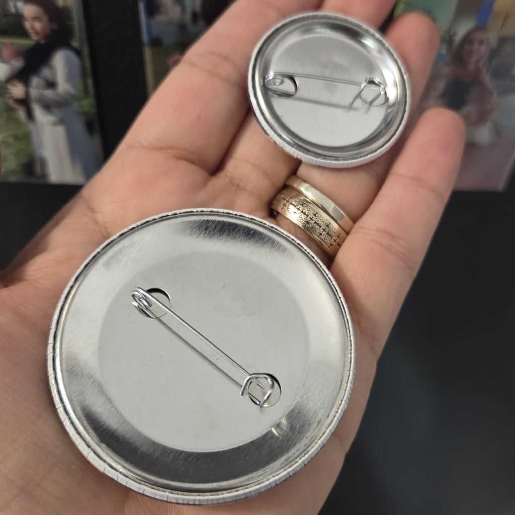 Insigne rotunde personalizate (set 5 buc)