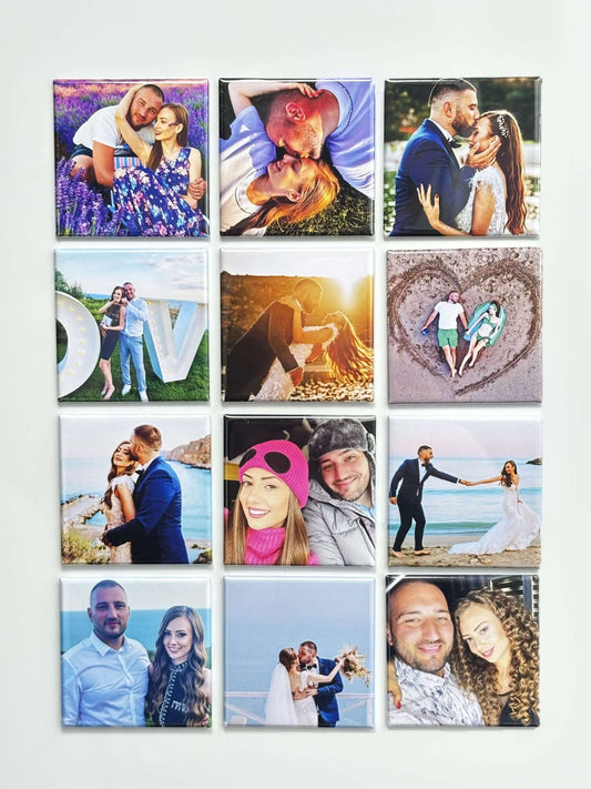 Set 12 magneti patrati